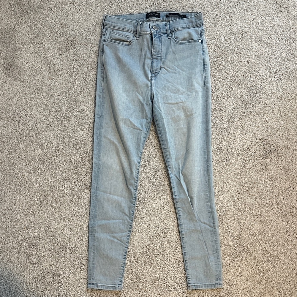 Banana Republic Light Blue Highrise Skinny Jeans 29
